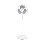 SUNTEC Ventilateur sur Pied avec Télécommande CoolBreeze 4000 SV-RC 40cm Ventilation, 3 Vitesses, Oscillation Horizontale à 80°, Réglable en Hauteur, Minuterie, Extreme Silence,45 W