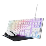 Clavier et Souris Trust 25290 Gxt 794W 3in1 Blanc