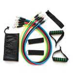 Träningsband (5st Justerbara Gummiband Band)  Stretchband 5-Pack