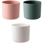 3 pcs JardinièRe en Plastique Style Nordique Mini Semis de Fleurs Pot de PéPinièRe/JardinièRe/Pot de Conteneurs de Jardinage