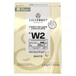 Callebaut Choklad Vit W2, 2,5 kg -