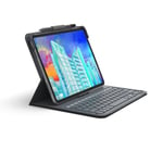 Zagg Keyboard Messenger Folio 2 för iPad 10,9" Gen 10 Nordiskt tangentbordsfodral Charcoal