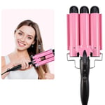 20/32 mm hiusten kiharrin keraaminen hiusten kiharrin kolminkertainen piippu Professional Hair Waver pihdit Muotoilutyökalut kaikille hiustyypeille - Vaihtoehto 25 mm vaaleanpunainen