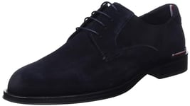 Tommy Hilfiger Men Derby Shoes Core Suede, Blue (Desert Sky), 6.5 UK