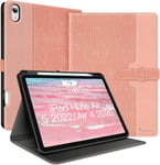 Étui De Protection Pour Ipad Air 5 / Ipad Air 4 (2020/2022), Étui Pour Ipad Air Avec Porte-Stylo, 10 9 Pouces En Cuir Synthétique Avec Fonction De Mise En Veille/Réveil Automatique