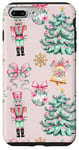 iPhone 7 Plus/8 Plus Pink Christmas Nutcracker Winter Xmas Trees Holiday Coquette Case