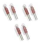 Genuine Mini Maglite replacement bulbs. AA + AAA 2 cell bulbs - Triple pack