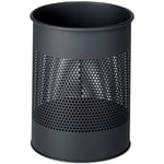 DURABLE Trash Can 15 L Round Metal