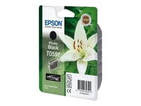 Epson T0591 - 13 Ml - Foto-Svart - Original - Blister - Bläckpatron - För Stylus Photo R2400