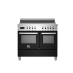 Bertazzoni PRO105I2ENET Professional Series 100cm Induction Top Black Electric Double Oven Range Cooker