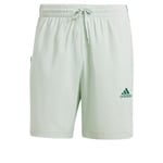 adidas Men's AEROREADY Essentials Chelsea 3-Stripes Shorts, Linen Green F22, 6XL