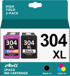 304Xl Lot De Cartouches D'Encre De Rechange Pour Hp 304 Xl Noir Et Couleur Reconditionnées Pour Hp Envy 5000 5030 5010 5020 5032 Pour Deskjet 2620 2622 2630 3700 3720 3750 3766 Référence Produit : 0