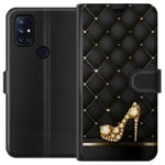 OnePlus Nord N10 5G Sort Lommebokdeksel Lyxig Sko