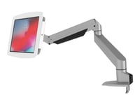 Compulocks Ipad 10.2" Space Enclosure Articulating Arm Mount - Monteringssett (Leddarm, Hus) - Justerbar Arm - For Nettbrett - Låsbar - Høyverdig Aluminium - Hvit - Skjermstørrelse: 10.2" - For Apple 10.2-Inch Ipad (7. Generasjon, 8. Generasjon, 9.