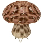 OYOY Svamp Rattan Night Light | Brun | 0