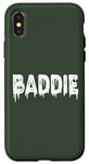 Coque pour iPhone X/XS BADDIE Style horreur