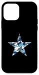 Coque pour iPhone 12 mini Bleu Gris Blanc Camo Star