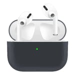 Apple AirPods Pron erittäin ohut silikonikotelo - Korkea Tuhka Musta