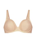 Hunkemöller Soutien-gorge à armatures sans coque en tulle, beige, 85F