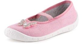 Ladeheid Chaussure Basket Fille LARW008 (Blanc/Rose/Papillons, 26 EU)