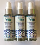 Skinny Tan Coconut Water Bronzing Face Mist MEDIUM 3 x 100ml Daily Gradual Tan