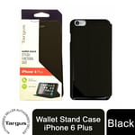 Targus Leather Wallet Stand Case iPhone 6 Plus, Black