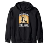 That’s What I Do I Pet Dogs Play Clarinet and I Know Things Zip Hoodie