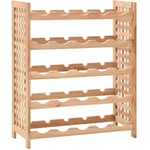 Maison Chic - Casier à bouteilles Étagère à Vin Range bouteille pour 25 bouteilles Bois de noyer 63x25x73cm 96021