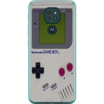 Motorola Moto G9 Play Genomskinligt Skal Game Boy