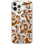 ERT GROUP Coque de téléphone Portable pour Apple Iphone 12 Pro Max Original et sous Licence Officielle Disney Motif Chip & Dale 004, avec Effet de débordement de Paillettes