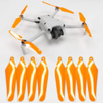 Master Airscrew - DJI Mini 4 Pro / 3 Pro Super Stealth Upgrade Propellers - Propeller - Orange - Kit 4-Pack