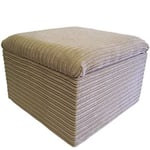 mm08enn Large Jumbo Cord Storage Box/pouffe/footstool in Beige,Black,Grey colour (Beige Jumbo Cord)