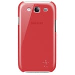 COQUE SAMSUNG GALAXY S3 ROUGE SHIELD SHEER SILICONE RIGIDE (TPU)