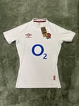 England Home Pro Rugby Shirt Jersey 2023 / 2024 Mens Size Small Umbro New