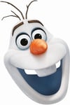 Disney FROZEN II OLAF Face Party Mask Card A4 Fancy Dress Film