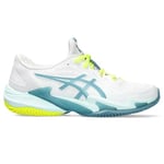 ASICS Women's Court FF 3 Clay Sneaker, White Soothing Sea, 4 UK