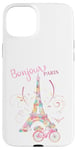 iPhone 15 Plus Bonjour Paris Eiffel Tower The Sign Of Love France Parisian Case