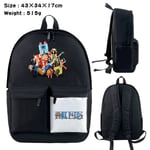 One Piece Sac à dos périphérique One Piece Anime Sac d'école Couleur assortie Sac de voyage en plein air Sac d'ordinateur Cartable Sac One Piece-JJ5770