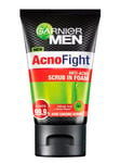 Garnier Men Acno FightWash face Scrub Foam Anti Acne Bright Dullness 100ml