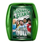 World Football Stars Green Top Trumps Quiz Card Game - Family Fun & Trivia