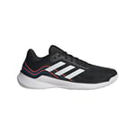 adidas Homme Novaflight Volleyball Shoes Sneakers, Core Black/FTWR White/Solar Red, 37 1/3 EU