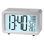 Lowell Horloge de bureau Tendance argent JD 9529S Réveil