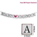 1setti ITS A BOY GIRL Party Banner BABY SHOWER Koriste Garland-vauvan suihku vaaleanpunainen