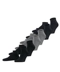 FALKE Happy Multipack M Sn coton unies lot de 6 paires, Chaussettes basses Homme, Multicolore Black Grey 0010, 39-42