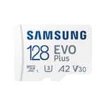 Micro SD Memory Card with Adaptor Samsung EVO Plus White 128 GB Micro SDXC UH