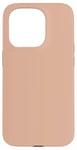 Coque pour iPhone 15 Pro Couleur rose poudré simple