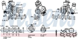 Turboaggregat Nissens - Renault - Skoda - VW - Dacia - Seat - Nissan - Audi