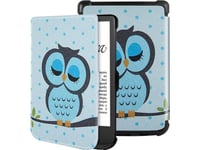 Strado Graphic Fodral För Pocketbook Lux 4/5 627/628 (Owl) Universal