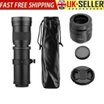 Camera MF Super Telephoto Zoom Lens F/8.3-16 420-800mm for Canon RF-mount U6L1