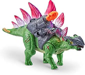 Robo Alive Dino Wars Raptor Toy, Robotic Toy, Realistic Dinosaur Movement, Battle Armor (Stegosaurus), Assorted Designs and Colours